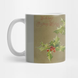 An Old Fashioned Christmas Wish - Vintage Postcard Mug